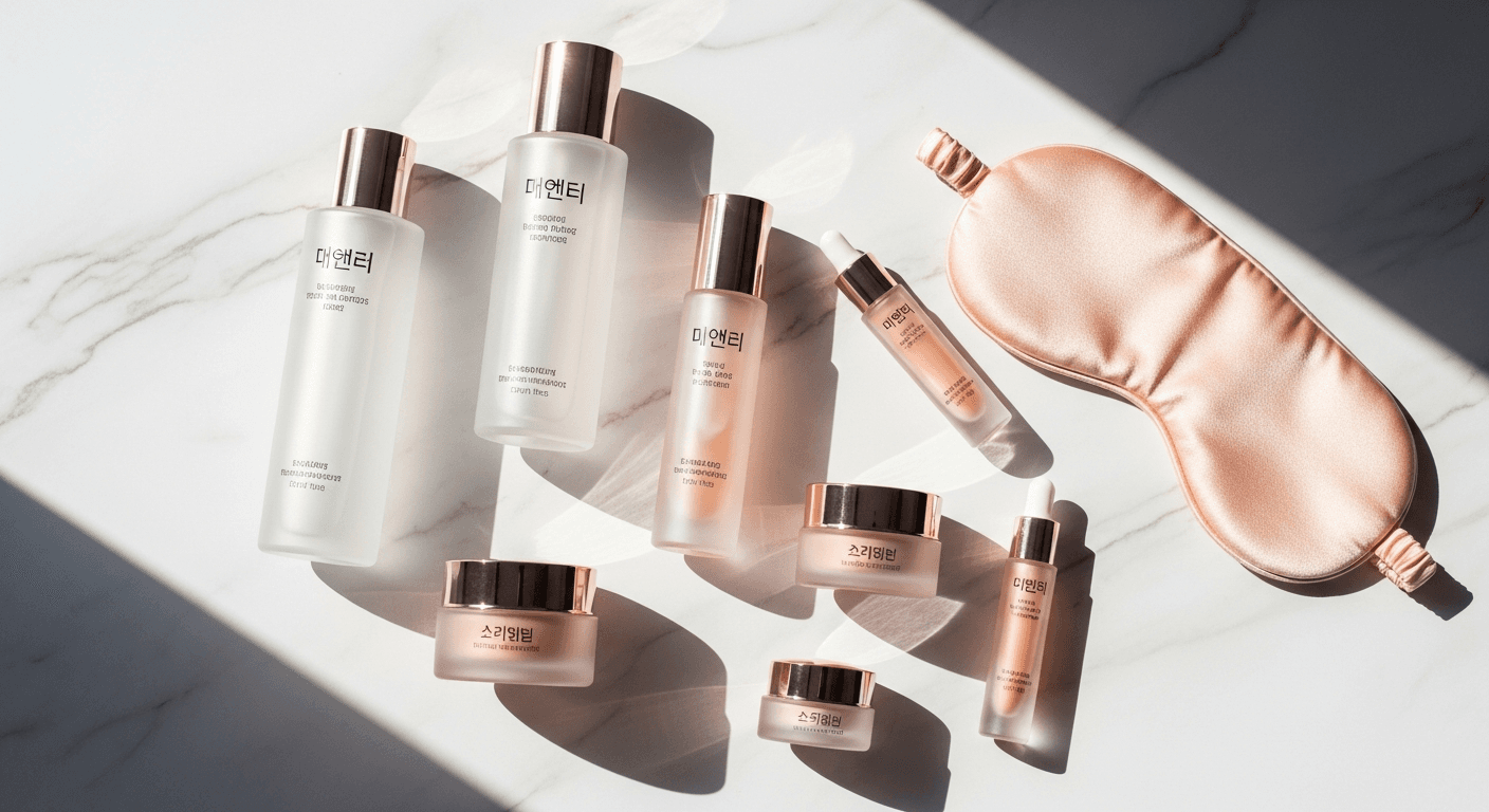 Ritual de skincare coreano Sakura — productos K-beauty para tu rutina diaria